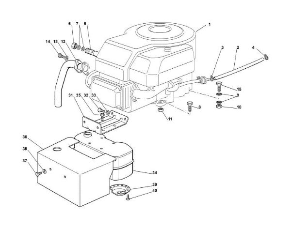 Imagem de E - Motor 15,5 HP MT 780