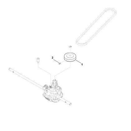 Imagem de A - Polia da correia trapezoidal AAL 050 P AAL 050 P