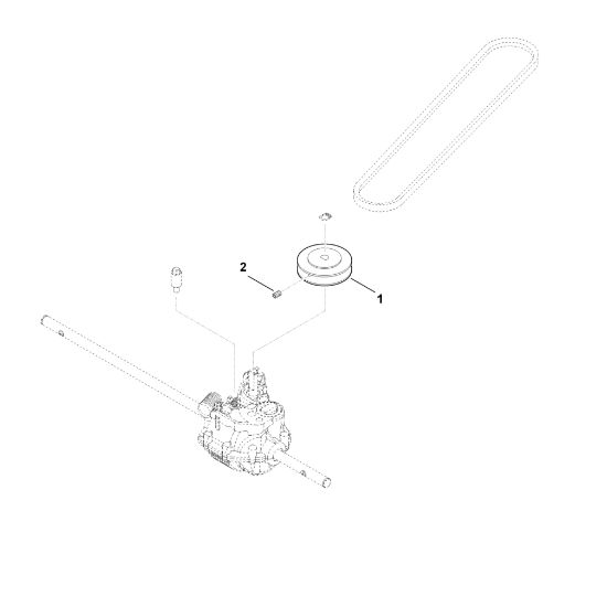 Imagem de A - Polia da correia trapezoidal AAL 050 P AAL 050 P