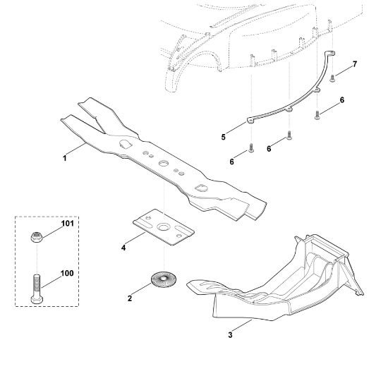 Imagem de A - Kit de mulching Kit 655