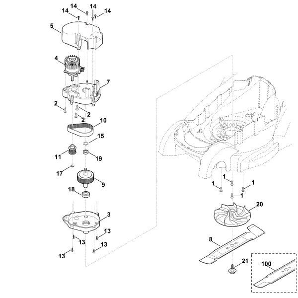 Imagem de D - Motor, lamina MA 339.0