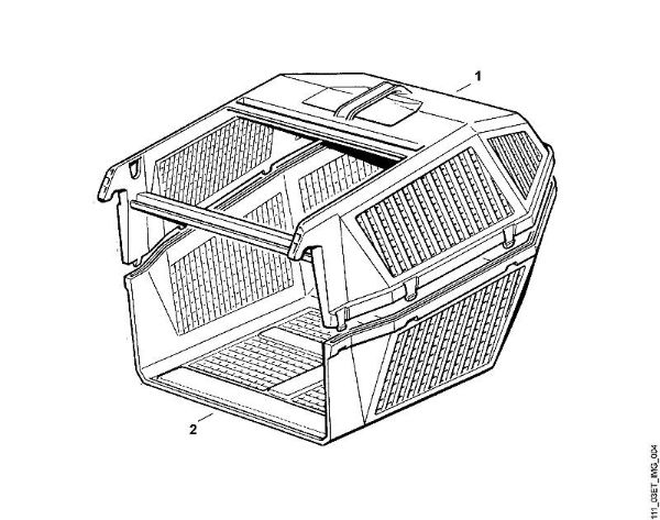 MB MB 160 D - Cesta de recolha de relva da marca Viking