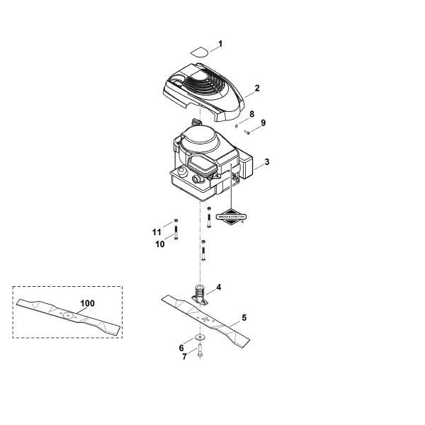 Imagem de C - Motor, lamina MB 2 R