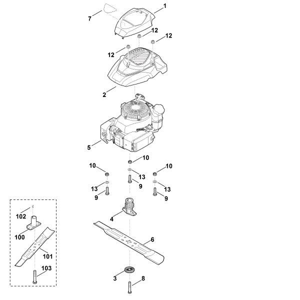 Imagem de D - Motor, lamina MB 253.0