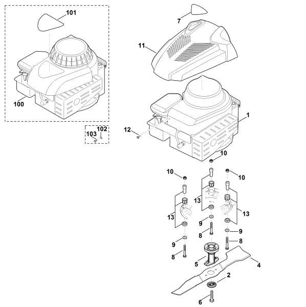 Imagem de D - Motor, lamina MB 3.0 RTX