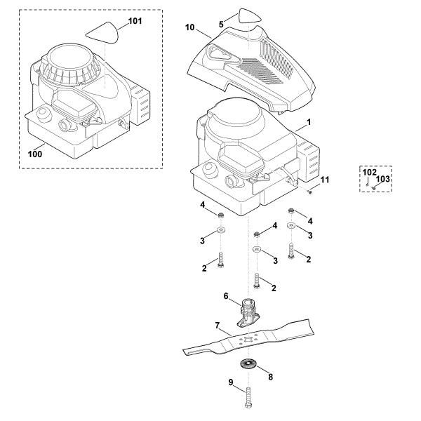 Imagem de D - Motor, lamina MB 443.0 X