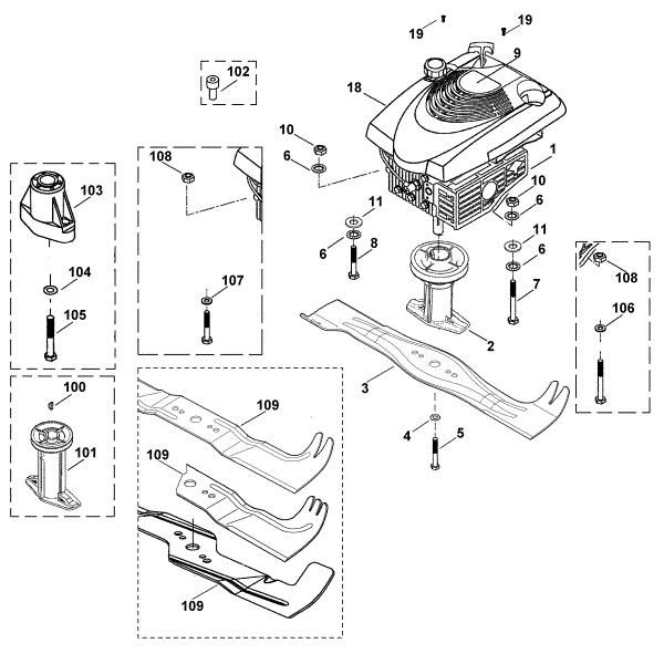 Imagem de D - Motor, lamina MB 500