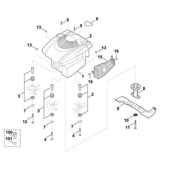Imagem de F - Motor, lamina MB 545.0 T