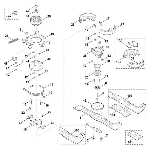 Imagem de G - Lamina, acoplamento da lamina MB 650.0 KS