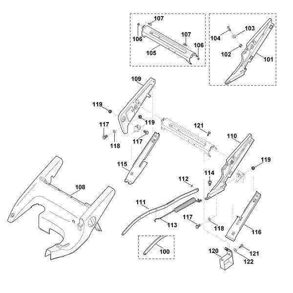 Imagem de C1 - Quadro, ajuste da altura MB 650.0 VE