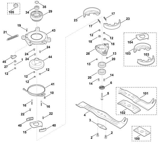 Imagem de G - Lamina, acoplamento da lamina MB 655.0 OS