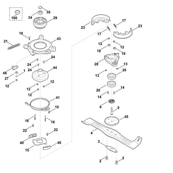 Imagem de H - Lamina, acoplamento da lamina MB 655.2 RS