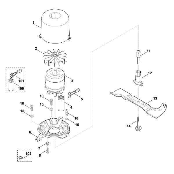 Imagem de E - Motor, lamina ME 545.0 C