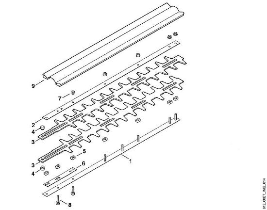 Acessórios HG 100 B - Sistema de corte da marca Viking