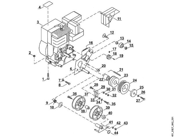 VH VH 550 A - Aparelho base, motor da marca Viking