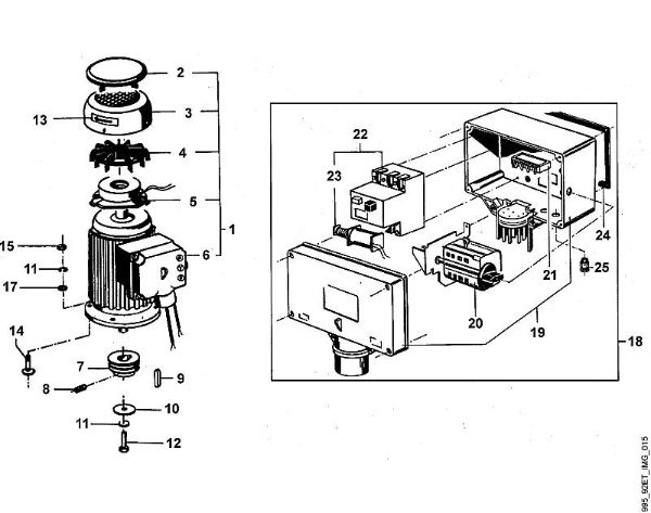 AD AD 4064 S F - Motor, interruptor da marca Viking