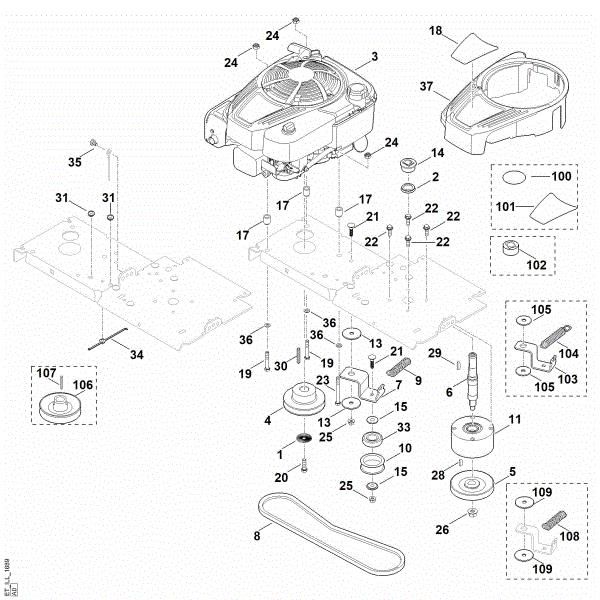 Imagem de C - Motor, accionamento GB 460