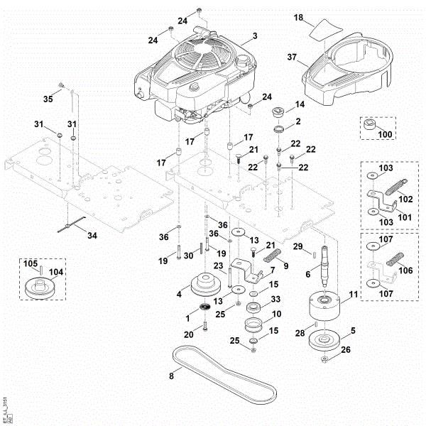 Imagem de C - Motor, accionamento GB 460.1