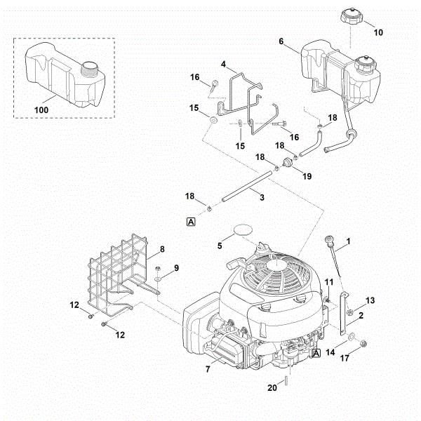 Imagem de C - Motor, depósito GB 460.1 C