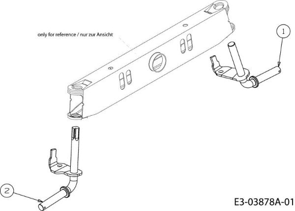 Front axle (2/2) TORNADO 95/11,5 T Cat.2010 Garden tractor