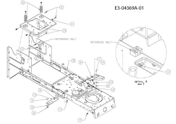 Frame KROSSER 80/12,5 T Cat.2010 Garden tractor