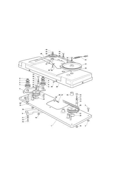 Cutting plate (1) OM 101C/16K H Cat.2011 Garden tractor
