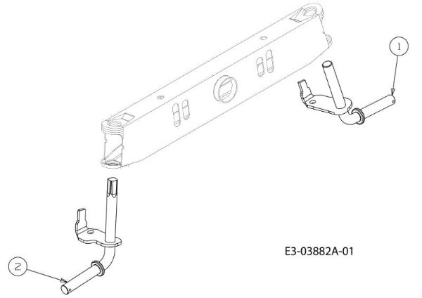 Front axle (2/2) KROSSER 80/12,5 T Cat.2011 Garden tractor