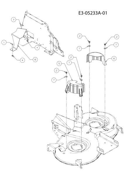 Belts guard (13BG49KE636) KROSSER 92/16 H Cat. 2011 (13XXXXXX636) Garden tractor