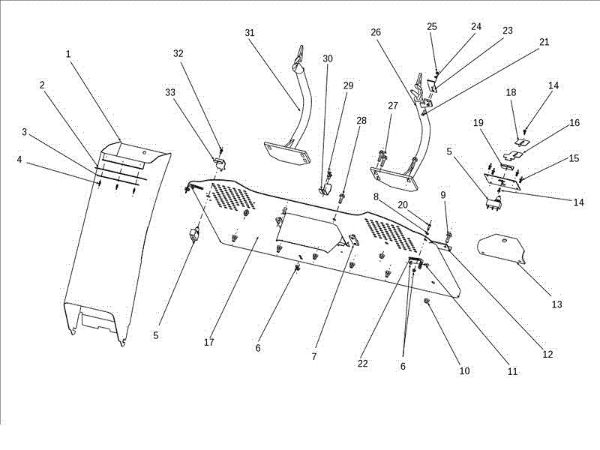 Chute and collector assy OM 124J/22 H Cat.2011 Garden tractor