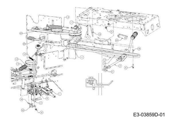 Transmission (2/3) KROSSER 92/13 T Cat.2012 Garden tractor