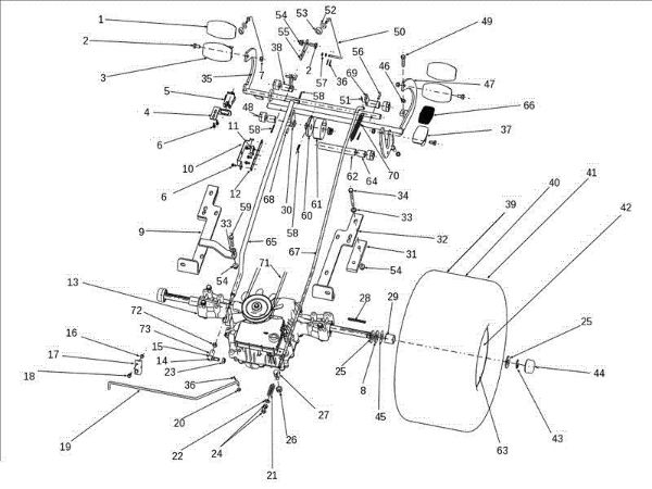Transmission OM 106J/16H Cat.2012 Garden tractor