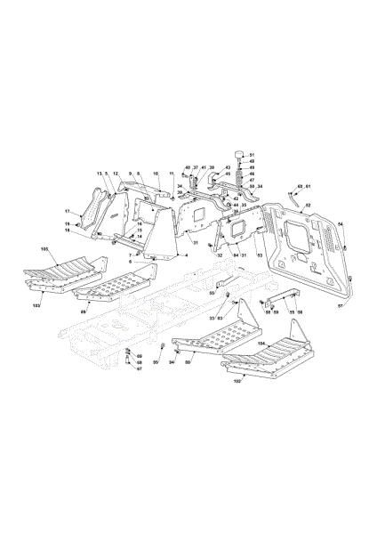 Frame OM 91PLUS/14,5K M Cat.2012 Garden tractor