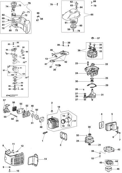 Motor assy HT 26 S Hedgetrimmer