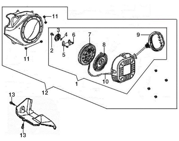 Ignition system ARTIK 56 EL Snow blower