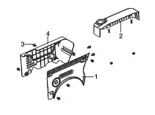 Cover ARTIK 62 ELD Snow blower