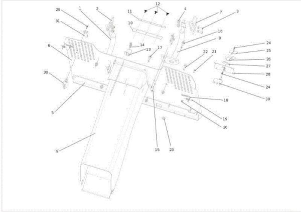 Chute and collector assy OM 106S/15,5H Cat.2013 Garden tractor