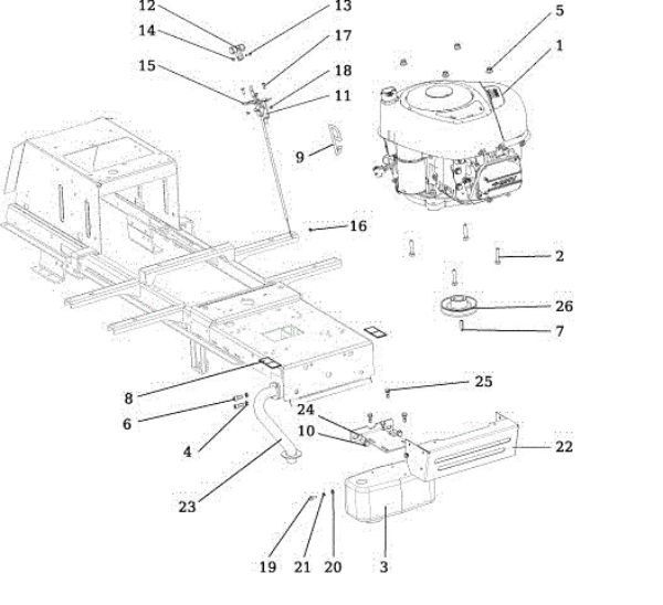 Engine OM 92S/13H Cat.2013 Garden tractor