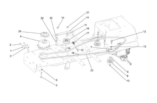 Clutch pulley OM 92S/13H Cat.2013 Garden tractor