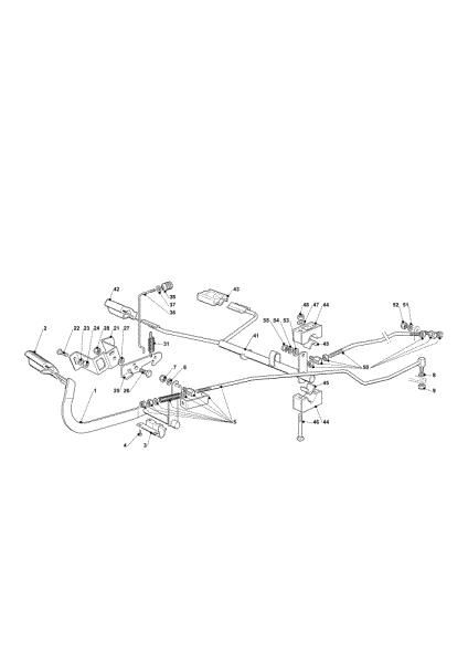 Drive and brake controls OM 102C/18,5H Cat.2013 Garden tractor