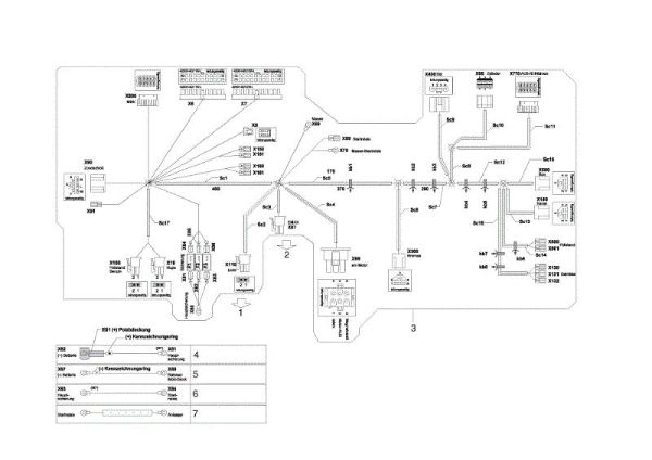 Electric diagram OM 95/16 H Garden tractor