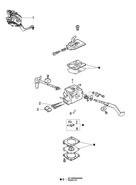 Carburetor BC 240 HL Hedgetrimmer