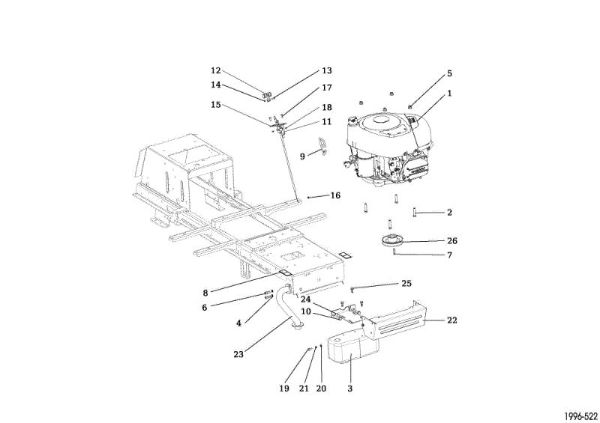 Engine OM 92/13H Cat. 2017 Garden tractor
