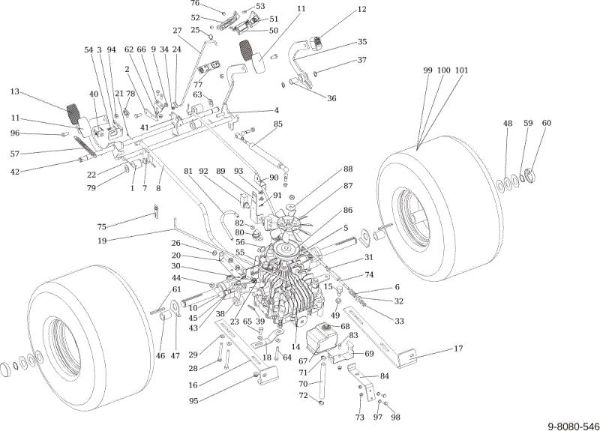 Transmission OM 124/22 H Cat. 2017 Garden tractor