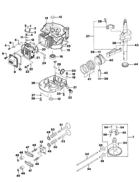 Engine LUX 53 KV Lawnmower