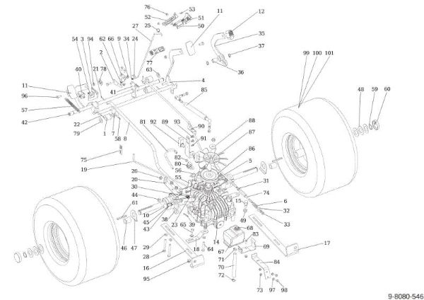 Transmission OM 124/22 HP Cat. 2019 Garden tractor