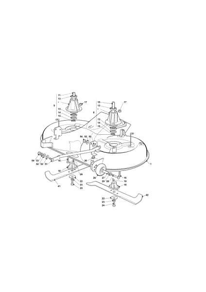 Mowing deck OM 103/21 Cat. 2019 Garden tractor