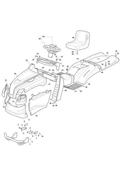 Body OM 103/22 V Cat. 2019 Garden tractor