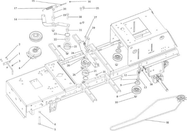 Clutch OM 124/24 KH (K2400AVD V-Twin - EURO5) Cat. 2019 Garden tractor