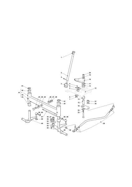 Steering arm OM 103/16 K Cat. 2020 Garden tractor