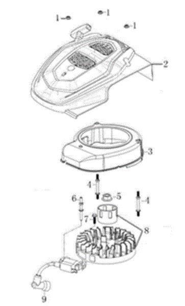 Ignition system G 44 TK COMFORT (K450) Lawnmower